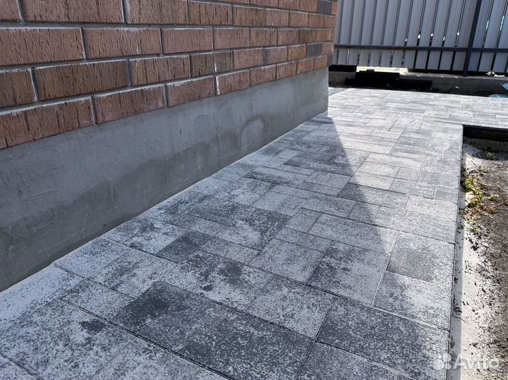 Тротуарная плитка новый город 4см микс