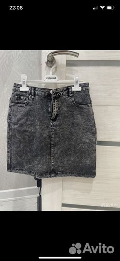 Юбка джинсовая