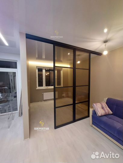 Перегородки раздвижные под ключ