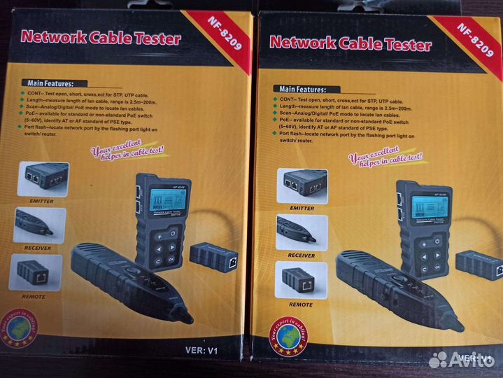 Тестер кабельной сети noyafa NF 8209