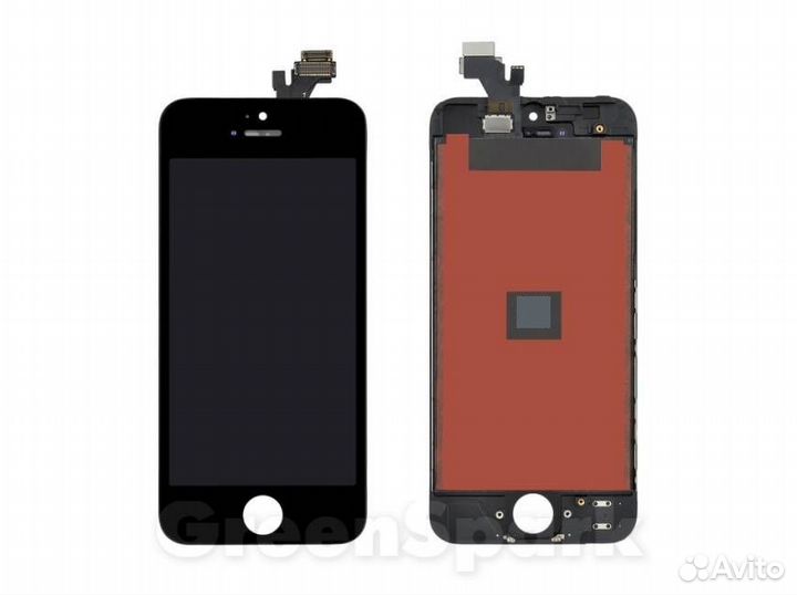 Дисплей для iPhone 5 +тач черный с рамкой AAA