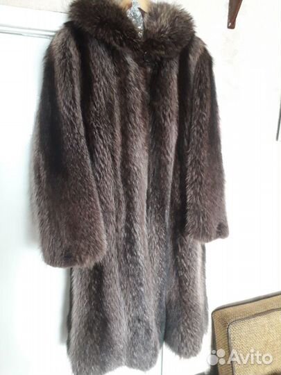 Шуба из енота