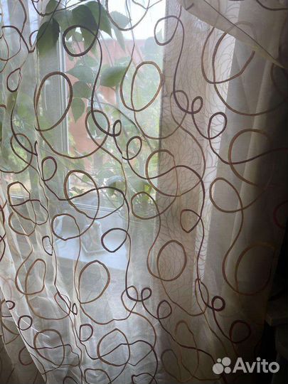 Шторы тюль бу