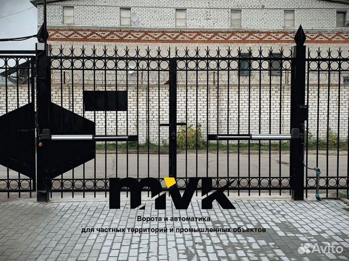 Ворота распашные с гарантией