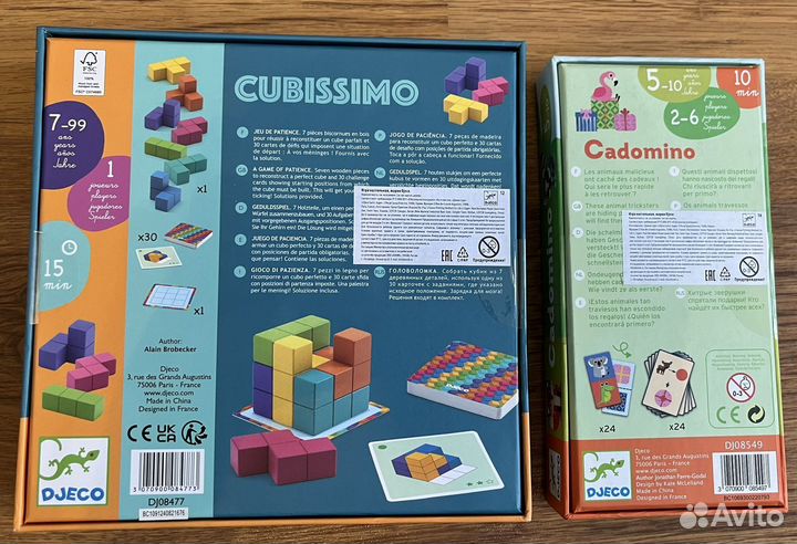 Настольные игры Ravensburger, Djeco (новые)