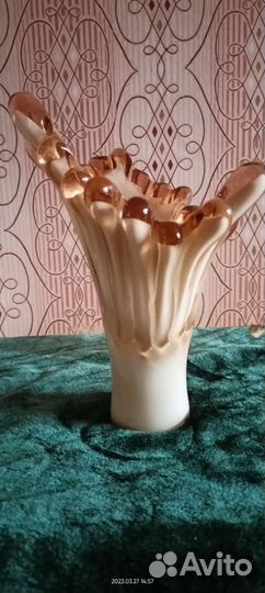 Ваза цветное стекло