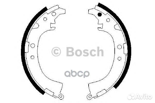 Колодки барабанные toyota RAV 4 0 986 487 424 B