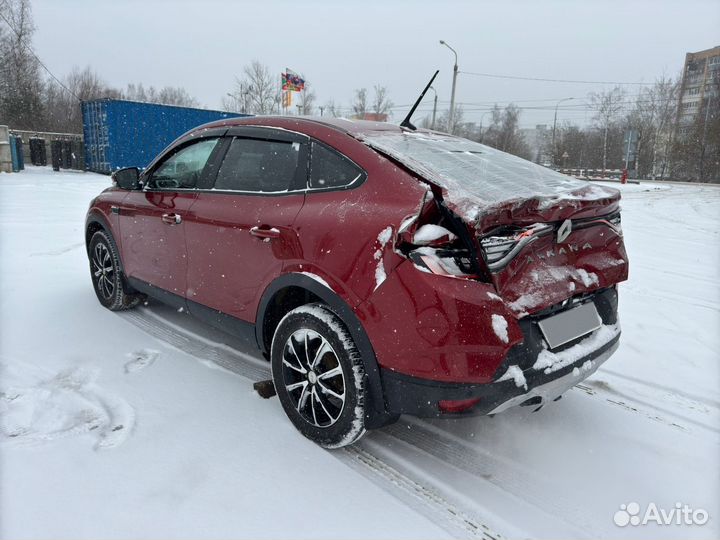 Renault Arkana 1.6 CVT, 2021, битый, 47 000 км