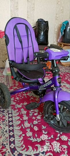 Детский велосипед с ручкой бу