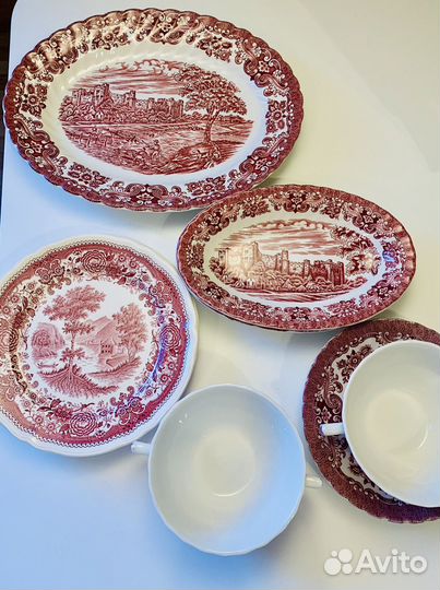 Набор столовой посуды фарфор Англия, Германия