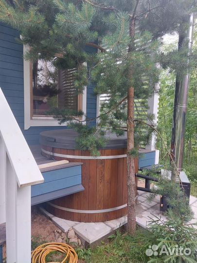 Банный чан с подогревом уличный Купель