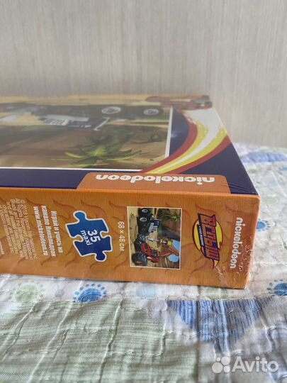 Пазл крупный новый вспыш и чудо-машинки