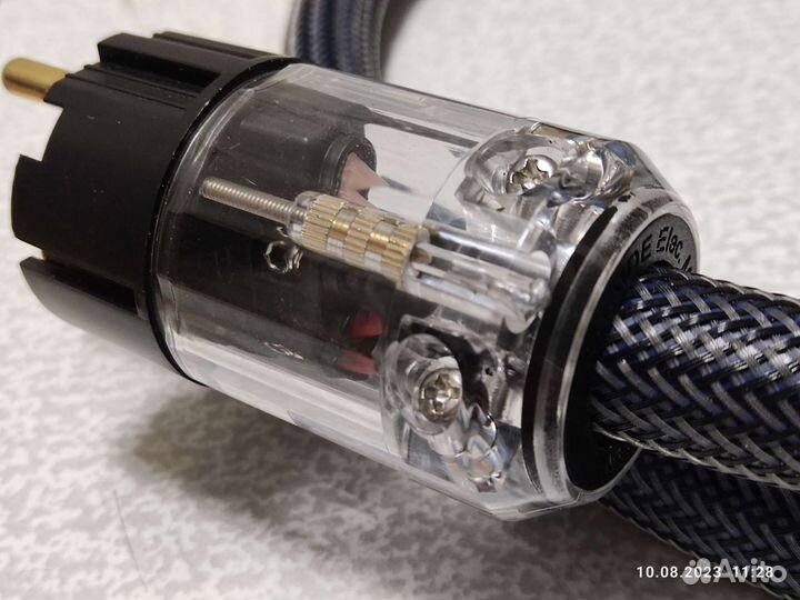 HI END медный кабель питания 1метр evro