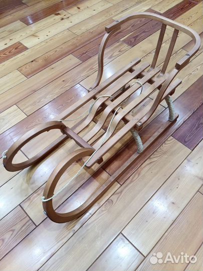 Деревянные санки