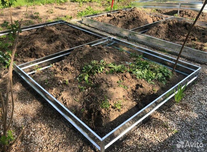 Грядка цветная 1м х 4м х 32см