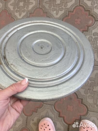 Диск металлический,ссср,вращающийся