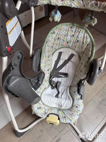 Детские качели graco бу