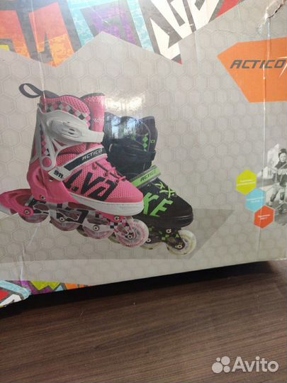 Коньки роликовые раздвижные,новые 39-42р