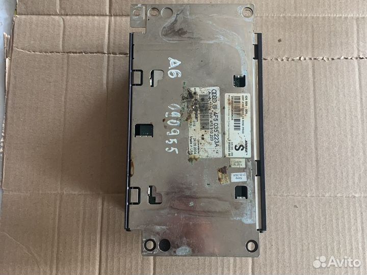 Блок управления магнитолой Ауди А6 С6