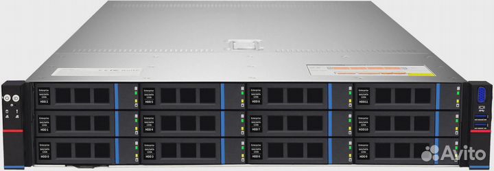 Сервер IRU Rock G2212P 2x6346 4x64Gb 9361-8I SGL AST2500 2P 10G + 2P 1G 2x1600W w/o OS (2082177)