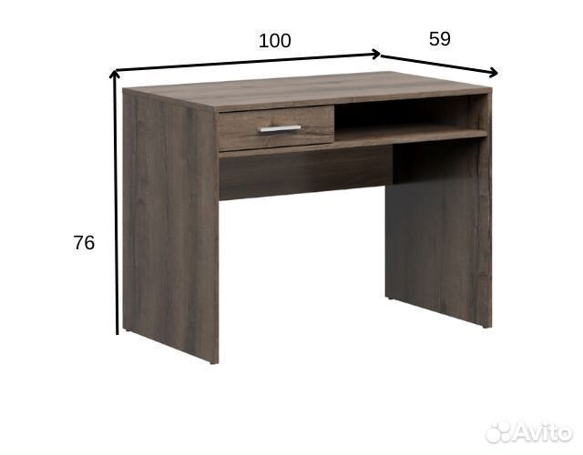 Письменный стол непо ширина 100 см