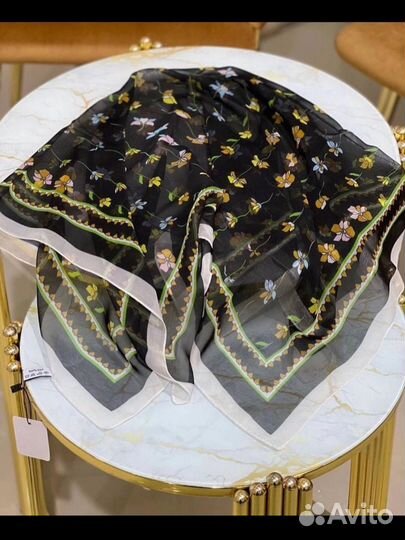 Платок на голову и шею шифон