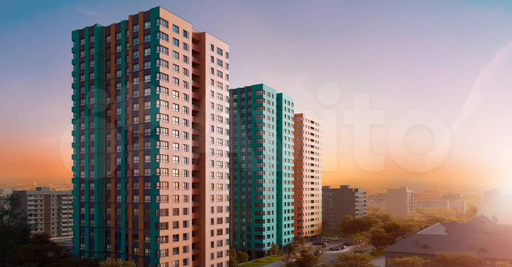 1-к. квартира, 30,6 м², 5/21 эт.