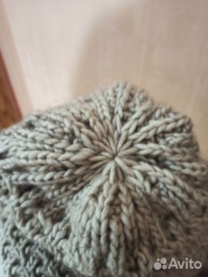 Зимний комплект женский (шапка+снуд)