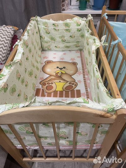 Детская кровать от 3 лет с бортиками б/у