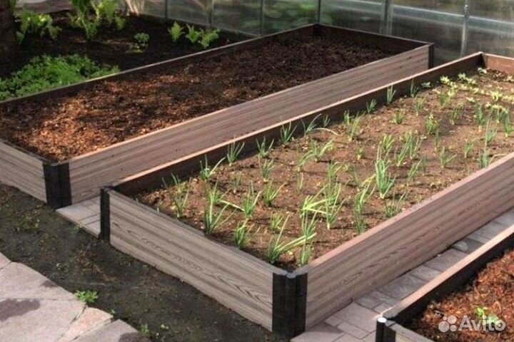 Теплые грядки из дпк