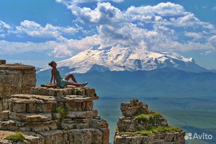 Туры по Кавказу Домбай, Эльбрус из Кисловодска