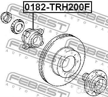 Ступица передняя комплект