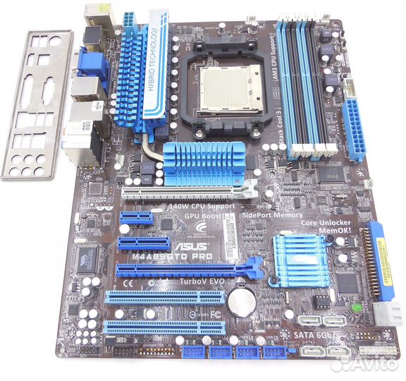 Мат. плата asus M4A89GTD PRO - сокет ам3 / ам3+