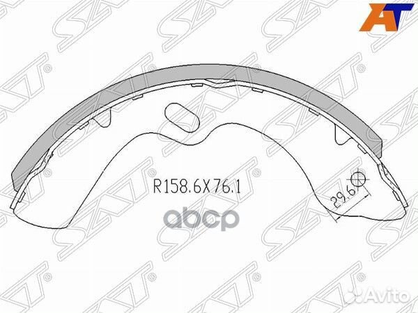 Колодки тормозные перед isuzu 15- (3,5т) ST-897