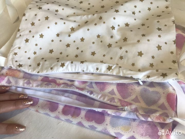 Бортики в детскую кроватку новые