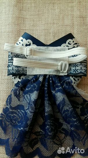 Галстук- жабо из кружева