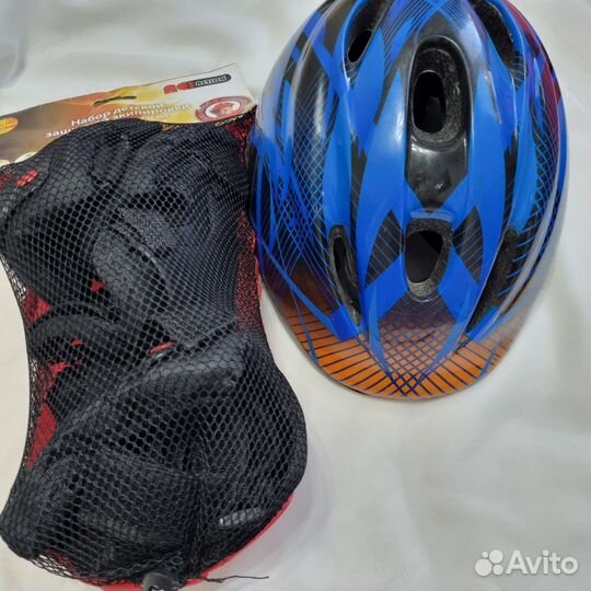 Шлем защита для роликов и велосипеда детская