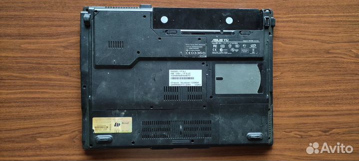 Ноутбук Asus F3J на запчасти