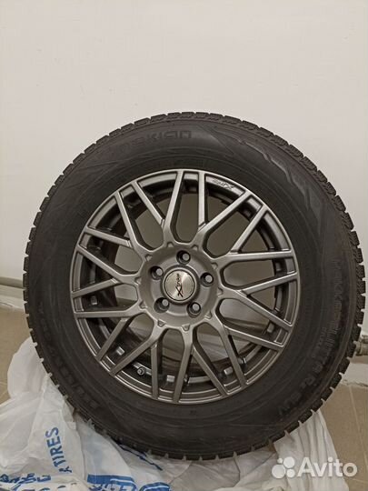 Колеса зимние R17 на x-trail, липучка, с датчиками