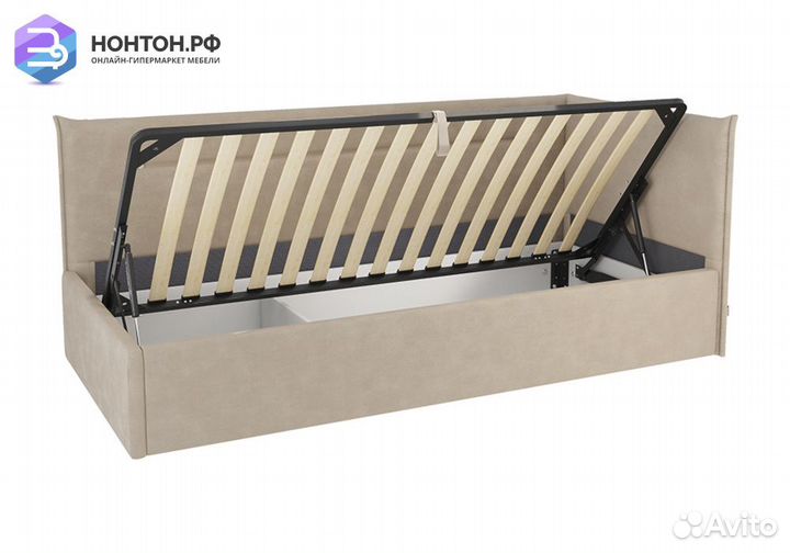 Кровать Альба 0.9 м капучино