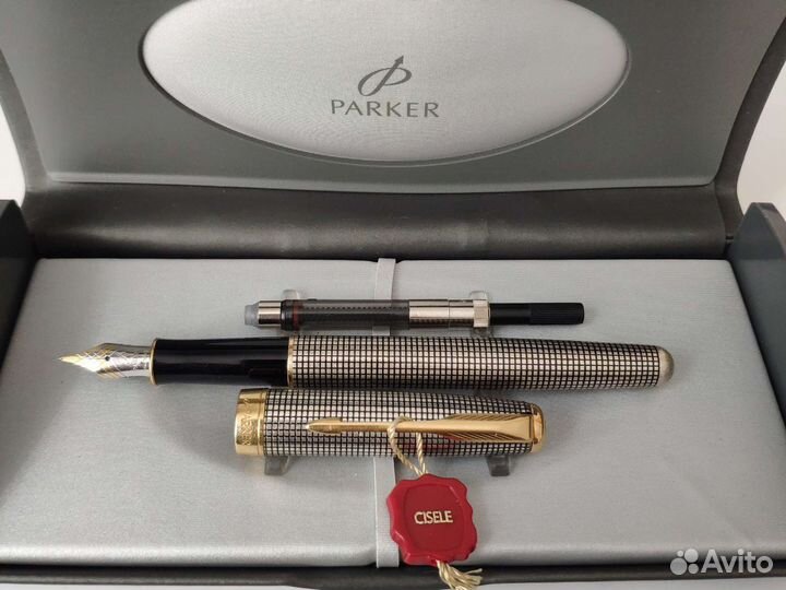 Ручка перьевая Parker Sonnet с серебряным корпусом