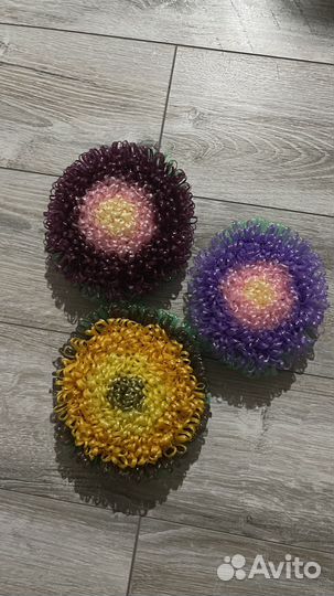 Круглая мочалка