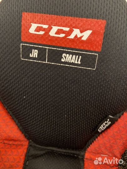 Шорты хоккейные детские красные ссм