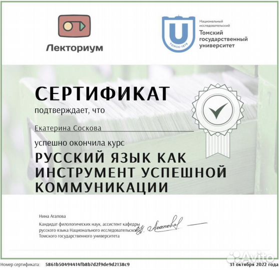 Репетитор по русскому языку