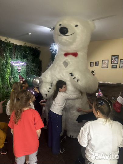 Надувной костюм медведя