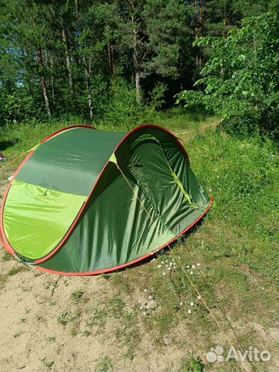 Палатка туристическая 4 местная автоматическая
