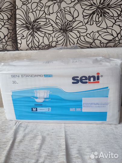 Памперсы для взрослых размер m seni по 30 штук