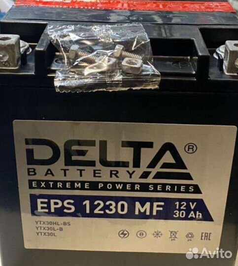 Аккумулятор 30Ач Delta EPS 1230. Магазин. акб159