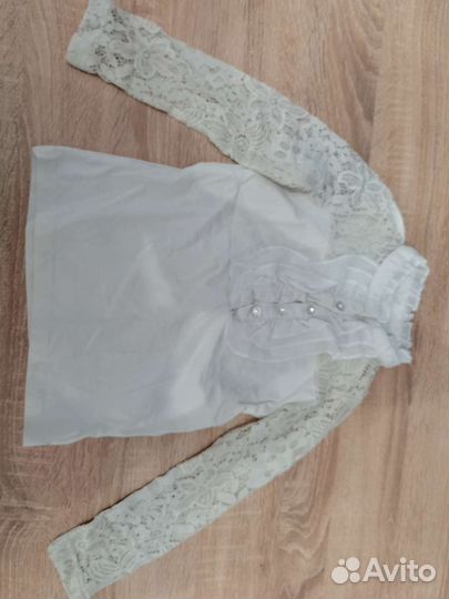 Блузка школьная 122-128