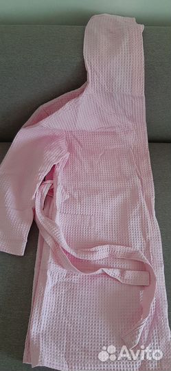 Халат банный вафельный женский